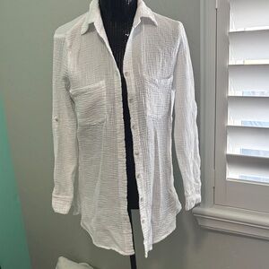 Dreamers White Textured Shirt